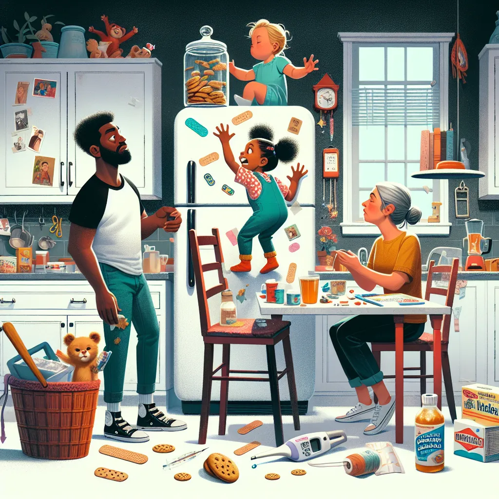 The Sticky Side of Parenting: Kids, Consequences, and Medical Mayhem