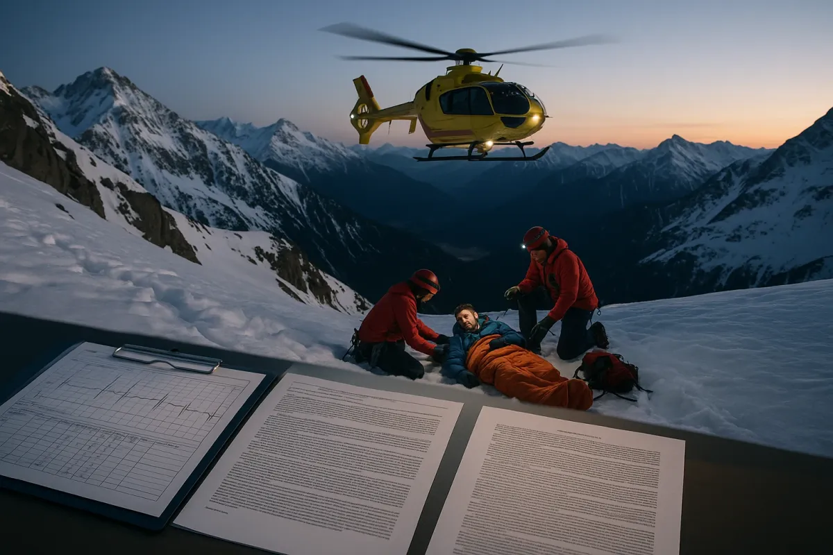 When Adventure Turns Into a Court Case: What an Alpine Tragedy Teaches You About Medical & Legal Survival