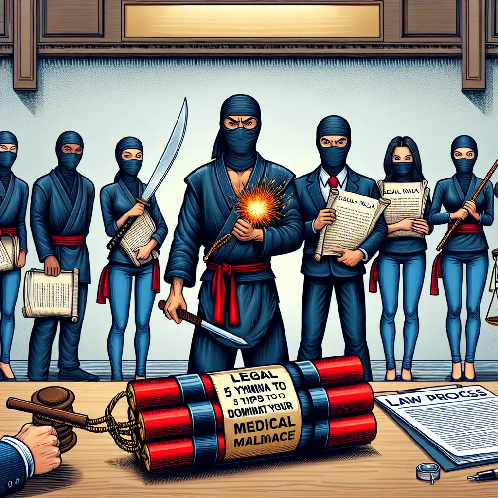 Legal Ninja: 5 Dynamite Tips to Dominate Your Medical Malpractice Case!